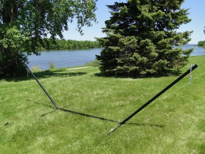 15 foot tri beam hammock stand for spreader bar hammocks 1