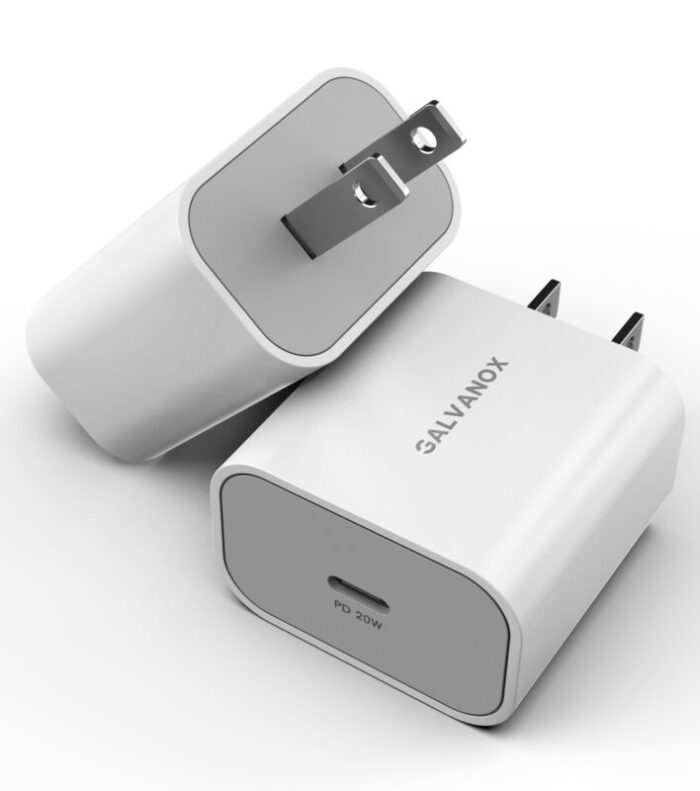 2 PACK 20W Samsung Charger White without cable