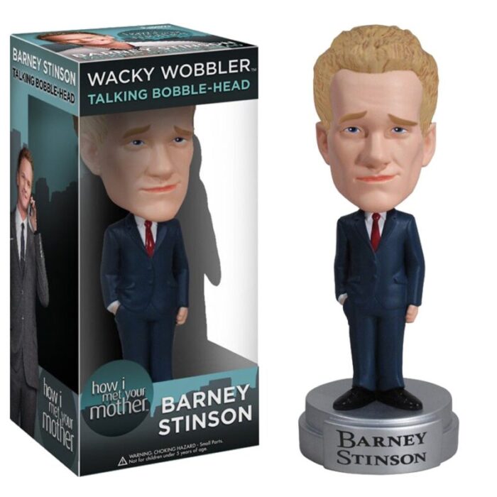 2013 barney stinson funko wacky wobbler action toy figures spastic pops 482119