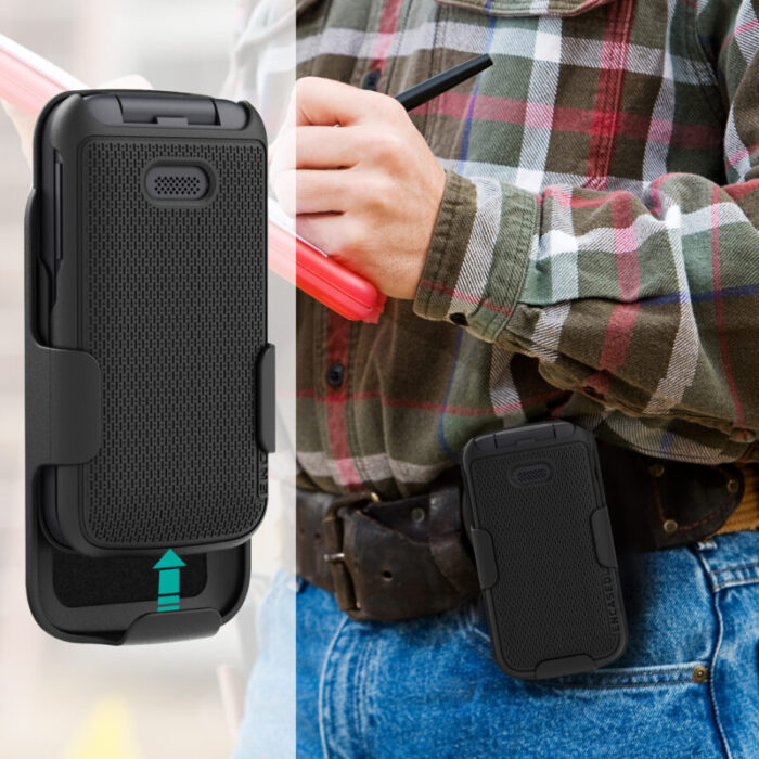 Alcatel Go Flip 3 DuraClip Case with Belt Clip Holster HC209 3