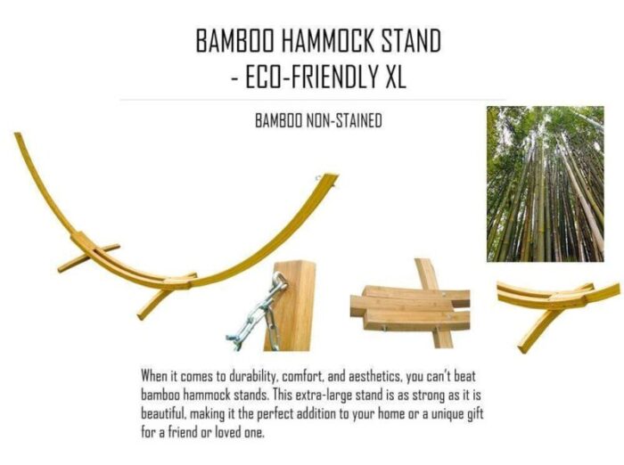 BAMBOO HAMMOCK STAND ECO FRIENDLY XL landscape 9ebb627e cbeb 456e b1f5 383999c0860d