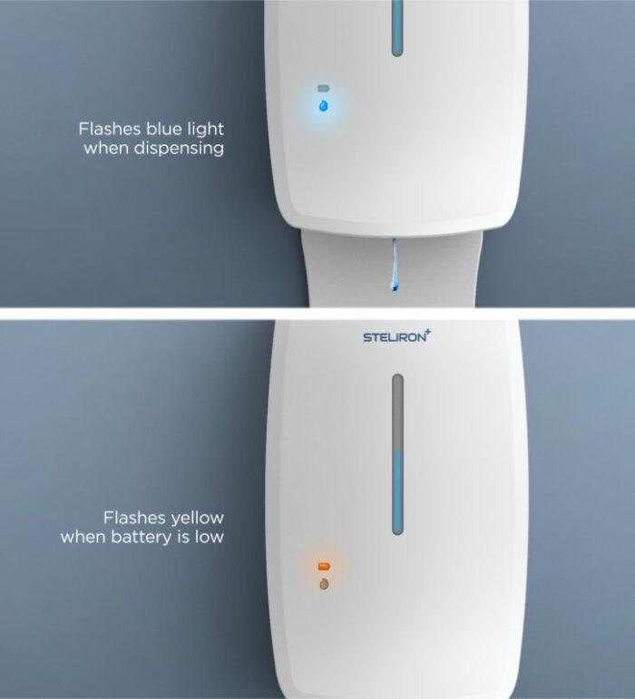 Dispenser Lights showing dispensing Universal 2