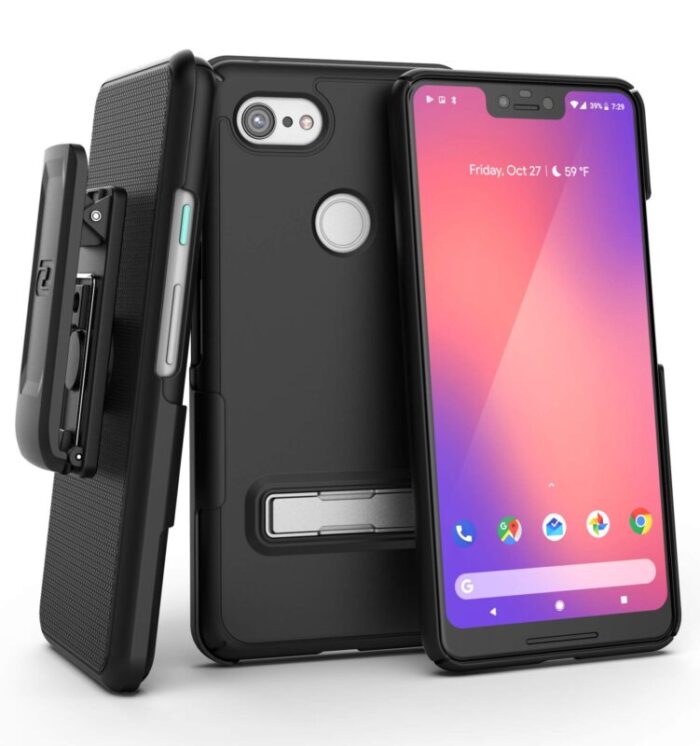 Google Pixel 3 XL Slimline Case Black Encased SL70BK