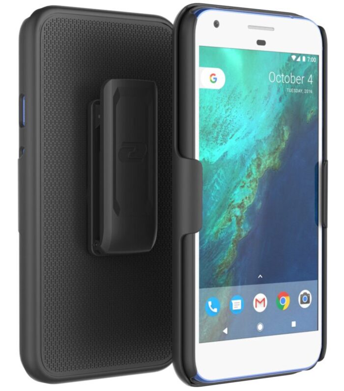 Google Pixel XL Duraclip Case And Holster Black Black HC27 1