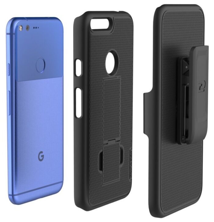 Google Pixel XL Duraclip Case And Holster Black Black HC27 2