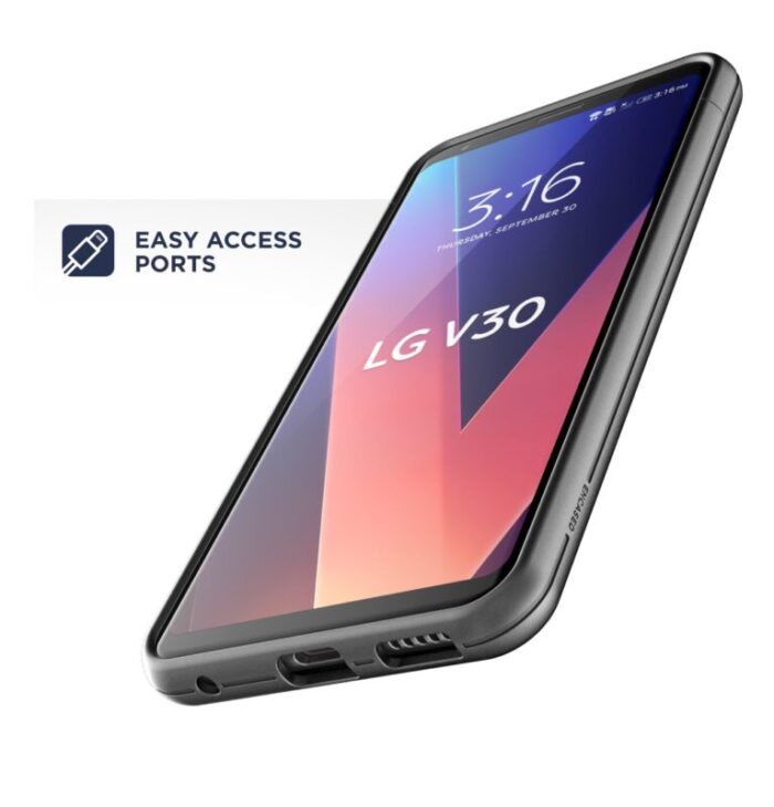 LG V30 Slimshield Case Grey Grey SD49GY 4