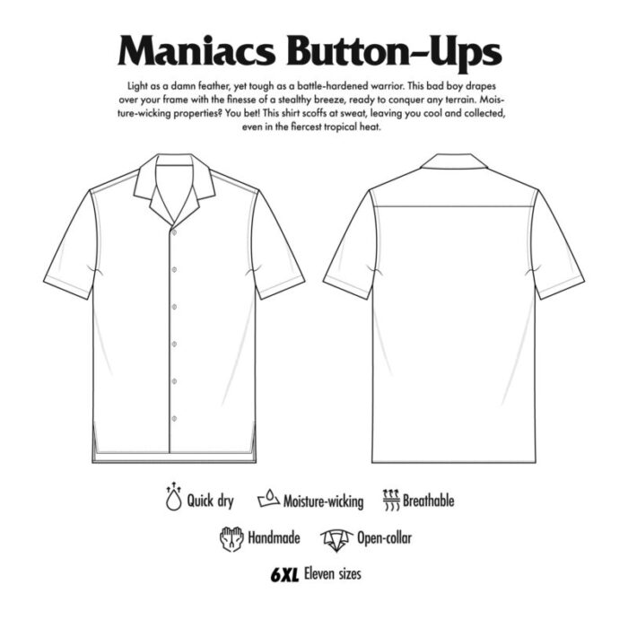 Maniacs Button Ups 2f836ac9 b1c1 42bf a464 5846108c3694