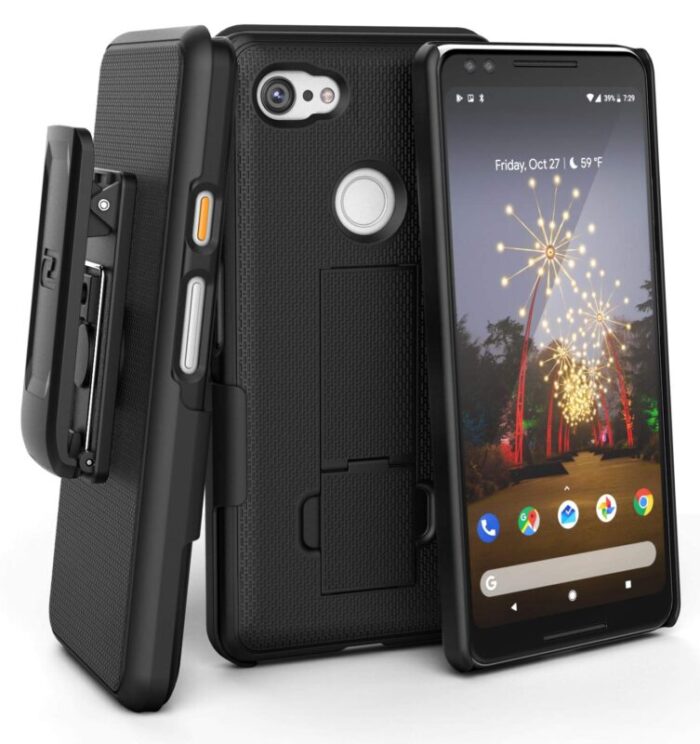 Pixel 3a Duraclip Case and Holster Black Encased HC93