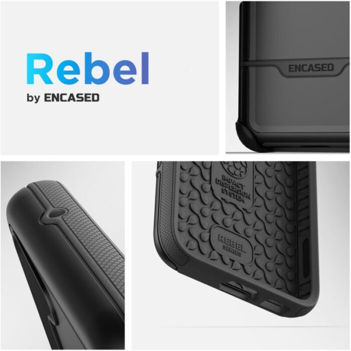 Samsung Galaxy S23 Rebel Case with Nylon Pouch Belt Clip Holster RB308BKNP 5