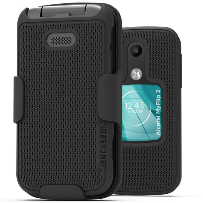 TCL MyFlip 2 Alcatel MyFlip 2 DuraClip Case and Belt Clip Holster A406DL HC210 6