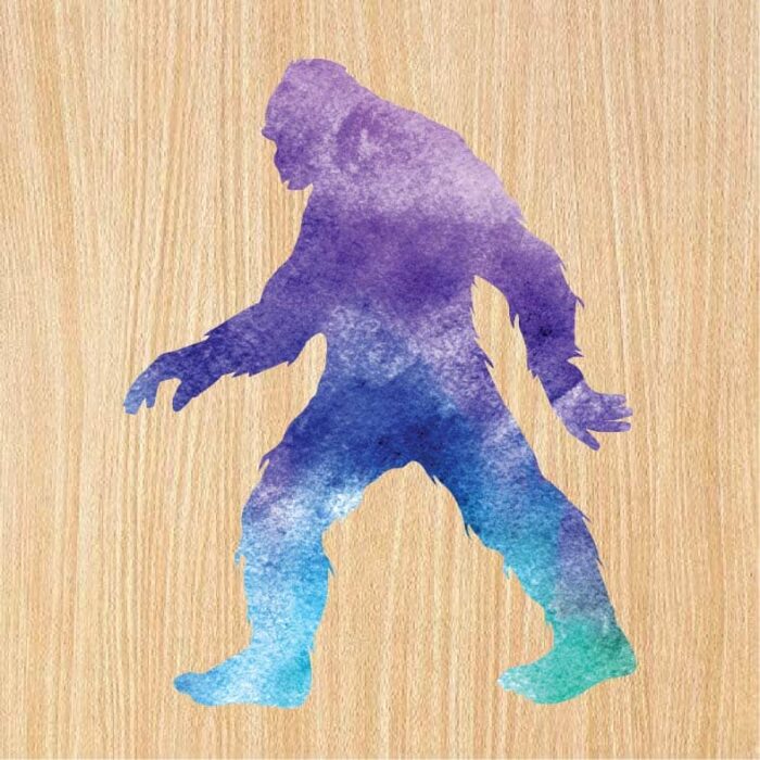 bigfoot watercolor sticker decorative stickers house of swank 172432