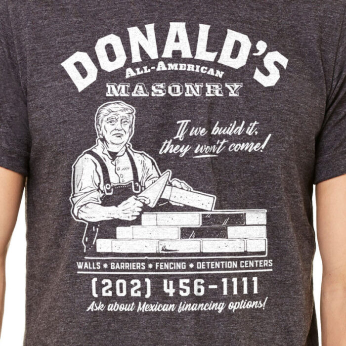 donalds masonry dark grey heather model 1 liberty maniacs close