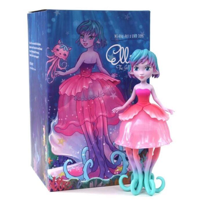 ellie the jellyfish princess by mj hsu x uvd toys spastic pops 349148