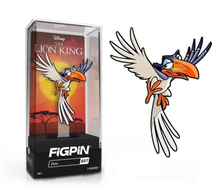 figpin classic disneys the lion king zazu 857 figpin common 1st edition 1500 units spastic pops 379943