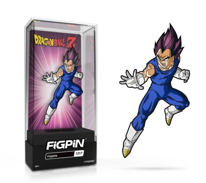 figpin classic dragon ball z buu saga vegeta 1217 1st edition le500 action toy figures spastic pops 737043