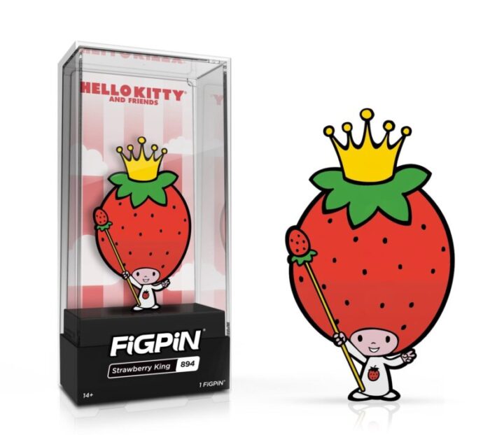 figpin classic hello kitty and friends strawberry king 894 edition size 1000pcs spastic pops 399371