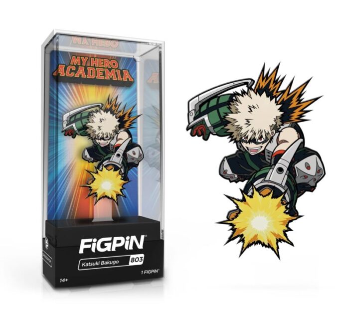 figpin classic my hero academia katsuki bakugo 803 1st edition 8000 units spastic pops 983800