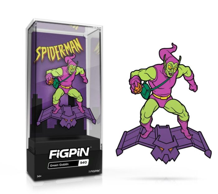 figpin classic spider man the animated series green goblin 940 le1000 ralphies funhouse exclusive spastic pops 130511