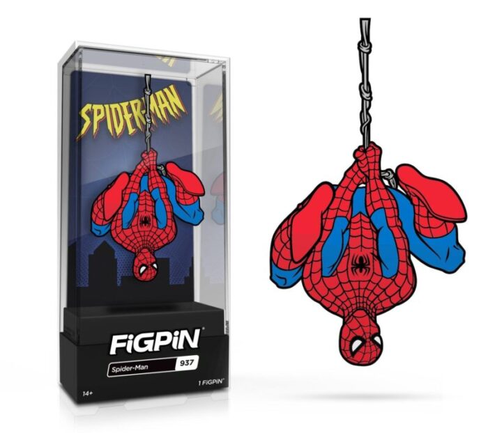 figpin classic spider man the animated series spider man 937 le2000 common spastic pops 337176