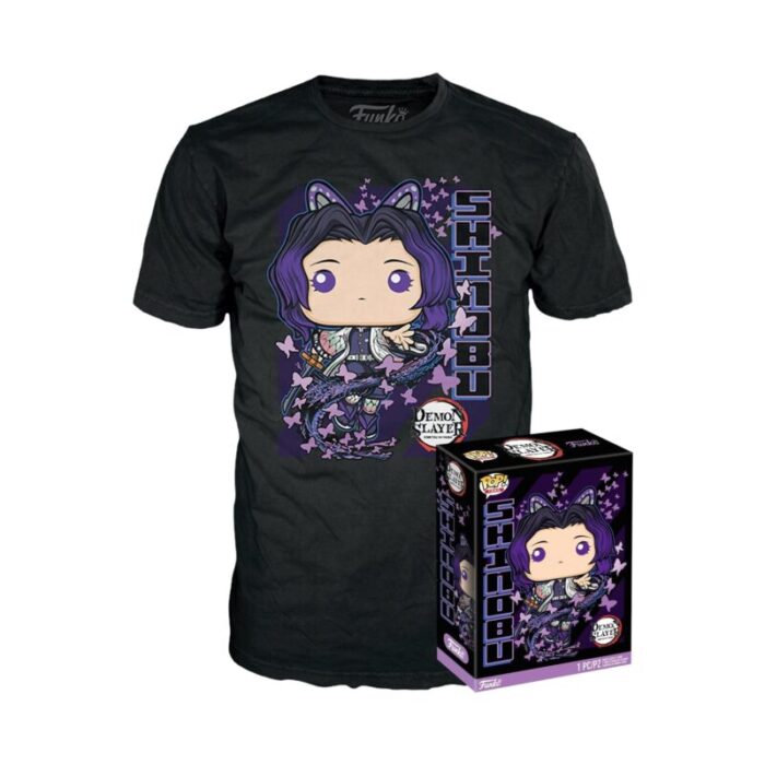 funko boxed tee demon slayer underwater shinobu adult boxed pop t shirt spastic pops 811028