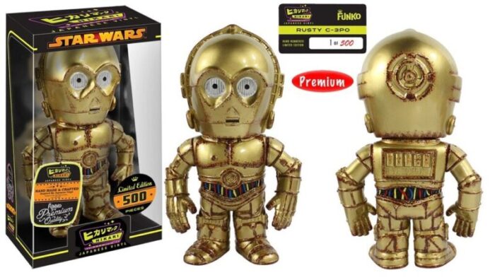 funko hikari star wars rusty c 3po limited edition of 500 gemini collectibles exclusive action toy figures spastic pops 901703