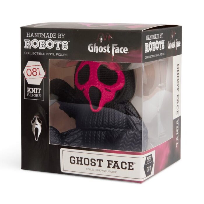 handmade by robots fun world ghost face fluorescent pink action toy figures spastic pops 540133