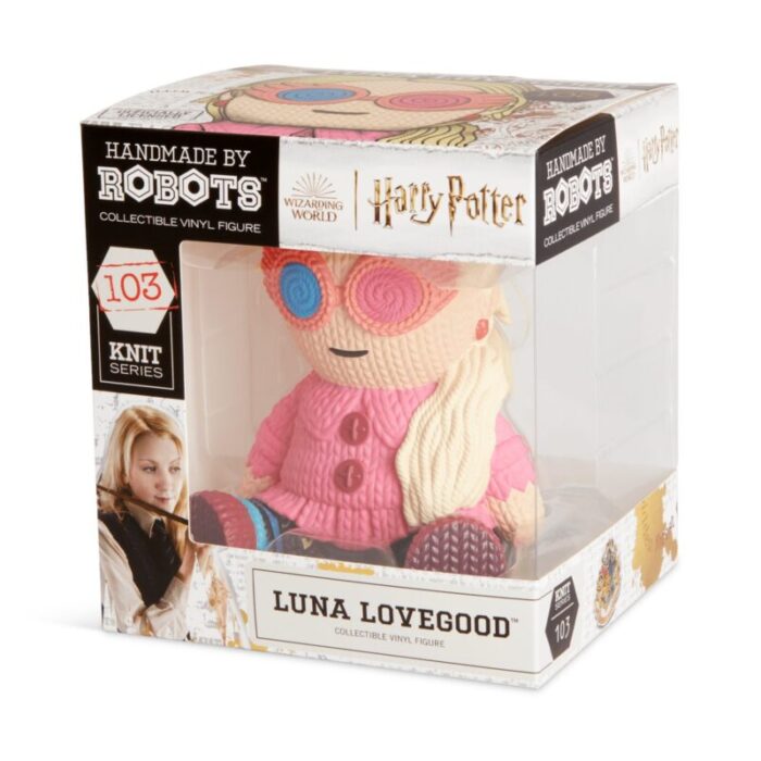 handmade by robots harry potter luna lovegood vinyl figure special edition show and tell box spastic pops 251857