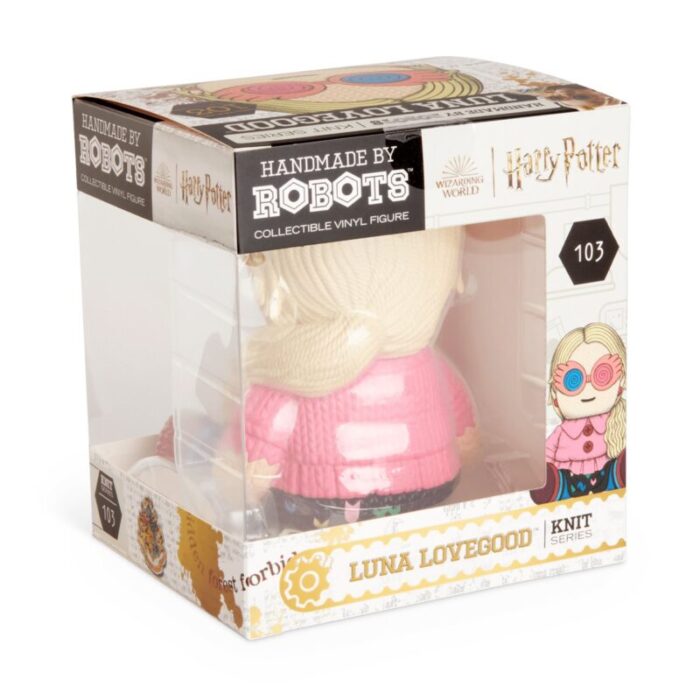 handmade by robots harry potter luna lovegood vinyl figure special edition show and tell box spastic pops 635152