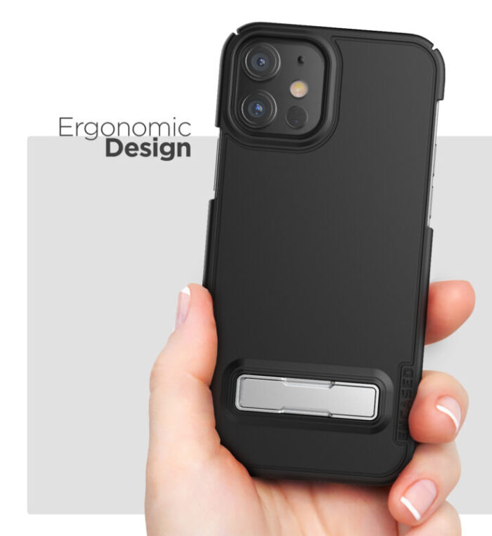 iPhone 12 Mini Slimline Case And Holster Black Black SL127 7