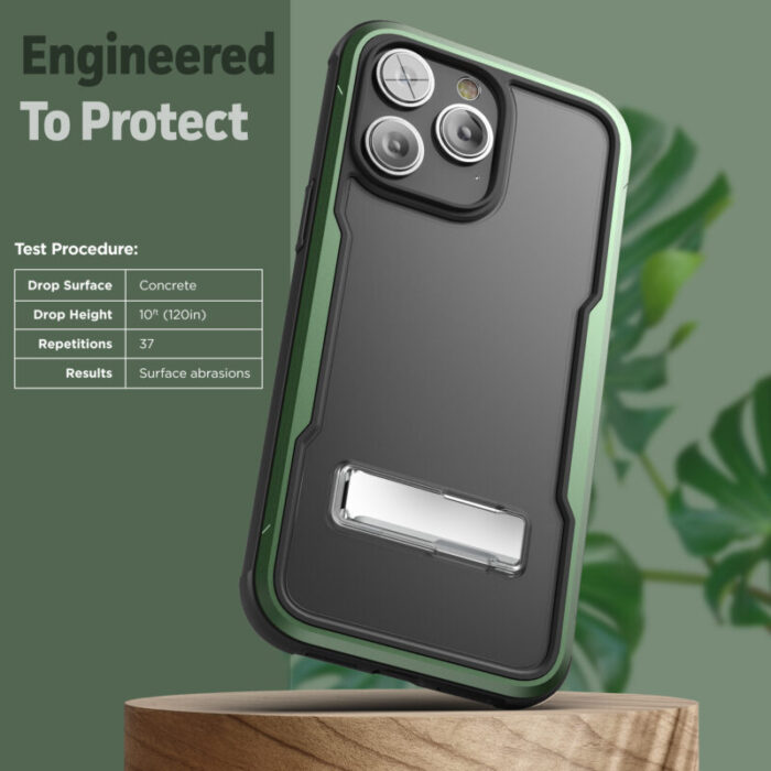 iPhone 14 Pro Exos Armor Case with Screen Protector AL255GR 4