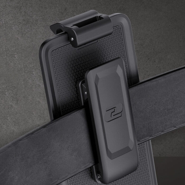 iPhone 14 Thin Armor Case with Belt Clip Holster TA253BKHL 8 1