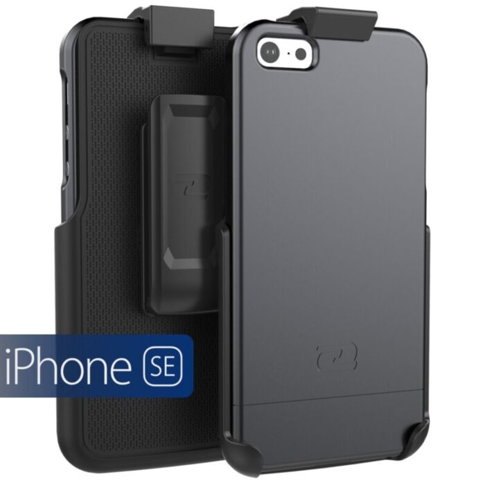 iPhone Se Slimshield Case And Holster Black Black SD01BK HL