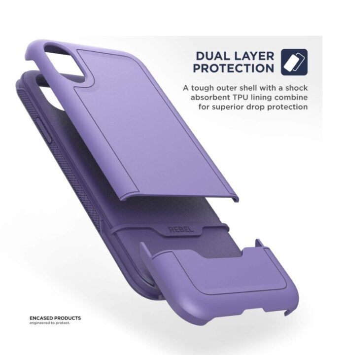 iPhone XR Rebel Case Purple Purple RB71PP 3