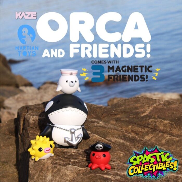 in stock martian toys kaze studio x martian toys orca friends spastic pops 235833