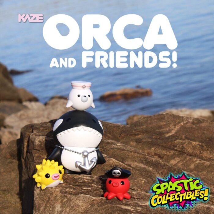 in stock martian toys kaze studio x martian toys orca friends spastic pops 539309