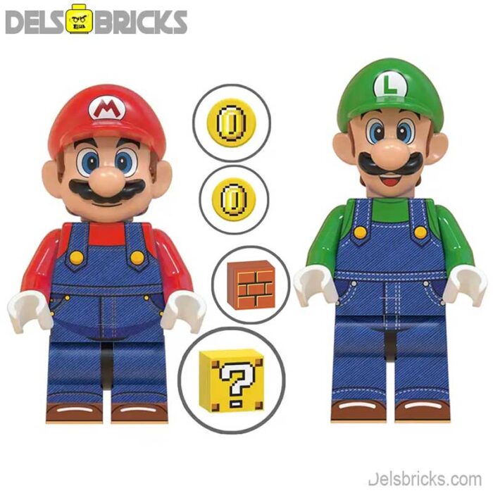 mario luigi movie delsbricks minifigures