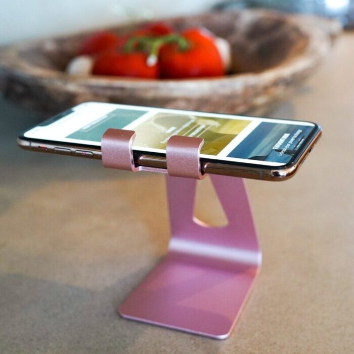 our best smartphone stand adjustable and so pretty the tech stand in rose gold or black vendor unknown 565168