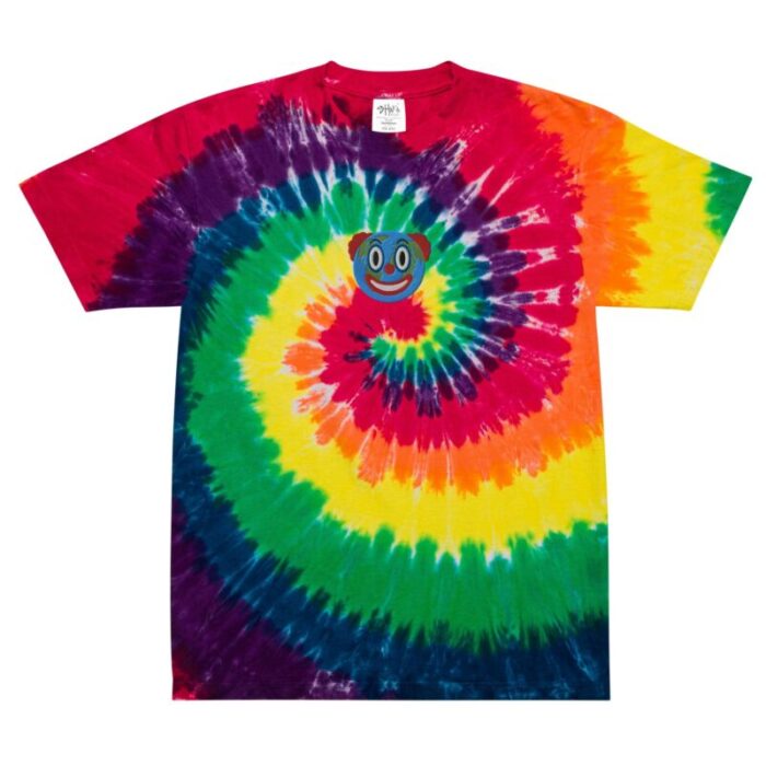 oversized tie dye t shirt classic rainbow front 64f5e92349cc7