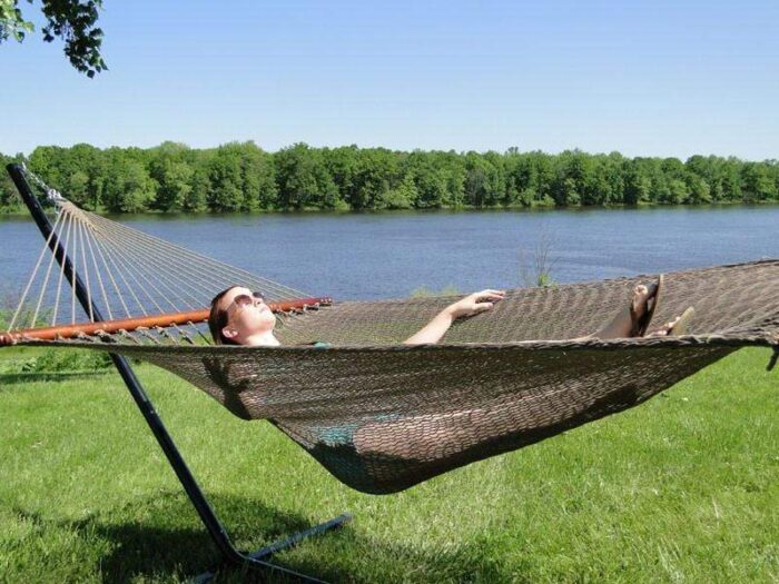 polyester rope hammock deluxe 2