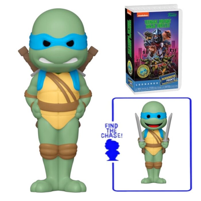 preorder estimated arrival q4 2023 funko x blockbuster rewind teenage mutant ninja turtles the movie leonardo with chance at chase spastic pops 605103