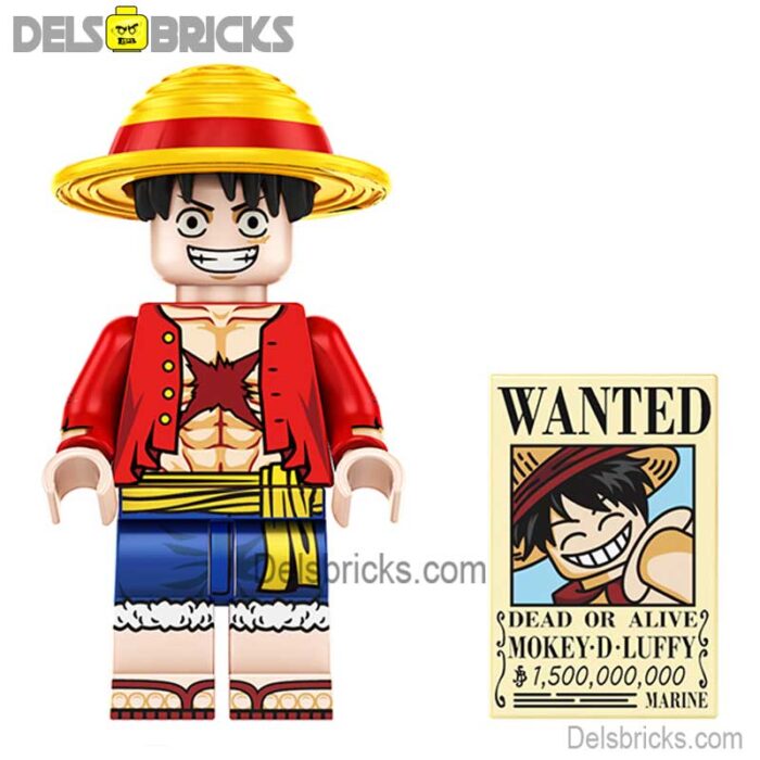 tp100 monkey d luffy delsbricks minifigures